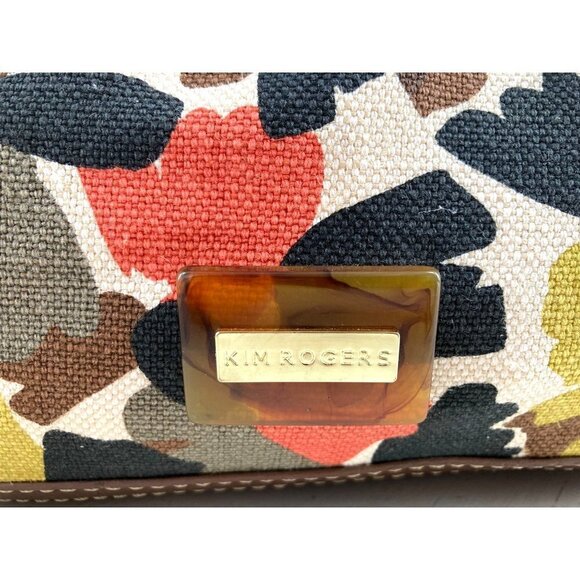 Kim Rogers Women's Multicolor Floral Round Top Handle Handle Bag - Picture 5 of 7